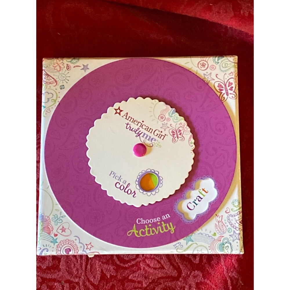 Play American Girl Truly Me Pick a Color Choose an Activity Wheel Card Game